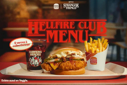 «Очень странные дела» и Burger King France представили совместное меню «Очень странные дела» и Burger King France представили совместное меню