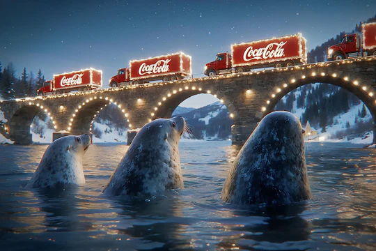 Новогодняя реклама Coca-Cola снова вызвала споры Новогодняя реклама Coca-Cola снова вызвала споры