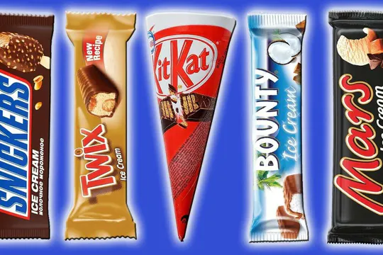 На Российском рынке больше не будет мороженого брендов Mars, Bounty и Twix