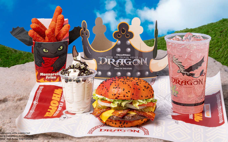 Burger King запускает «огненное» меню по мотивам «Как приручить дракона»